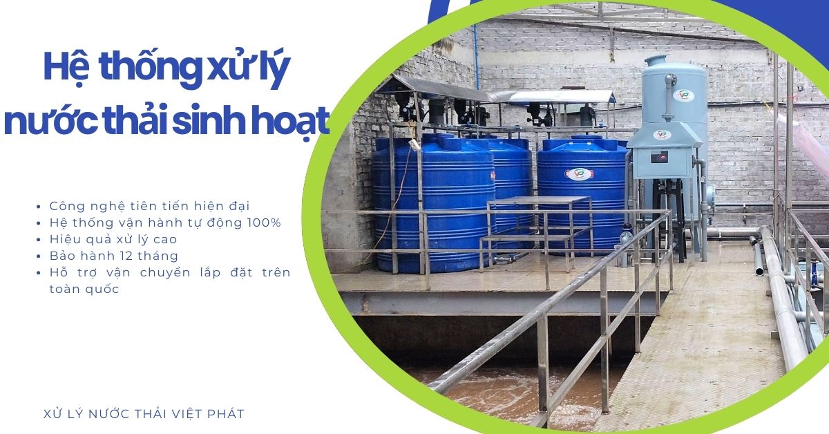 Hệ thống xử lý nước thải sinh hoạt