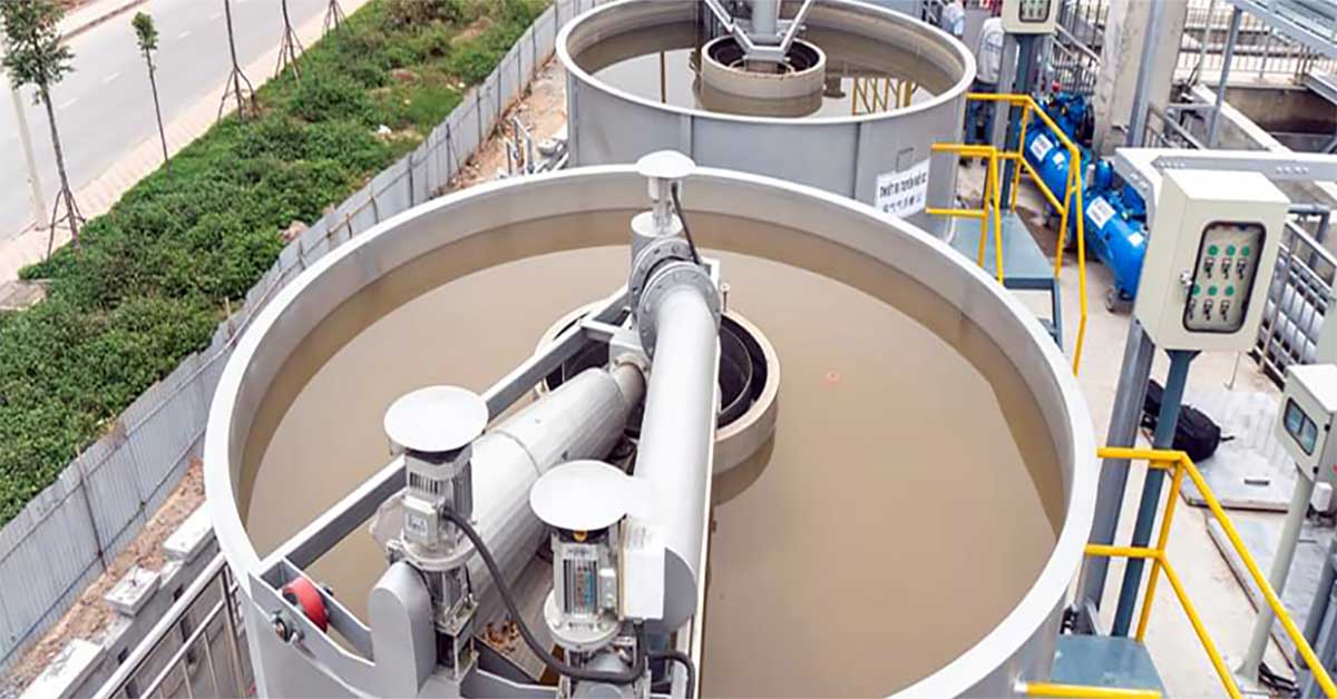 Bể tuyển nổi DAF trong xử lý nước thải nhà máy sản xuất dầu ăn