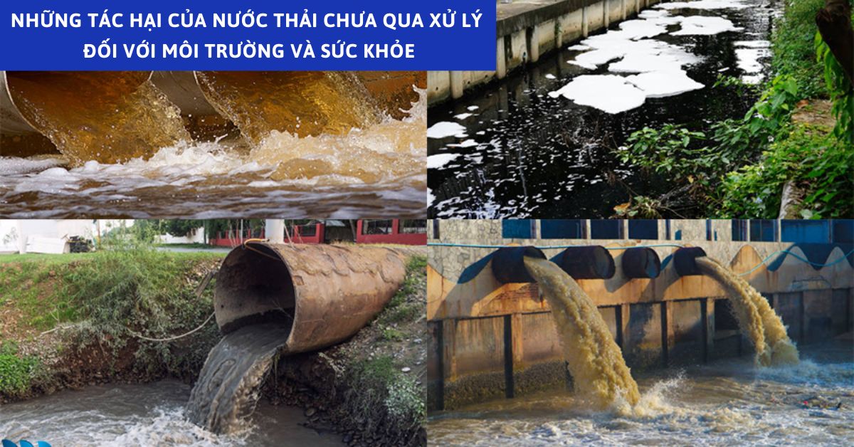Những Tác Hại Của Nước Thải Chưa Qua Xử Lý Đối Với Môi Trường Và Sức Khỏe
