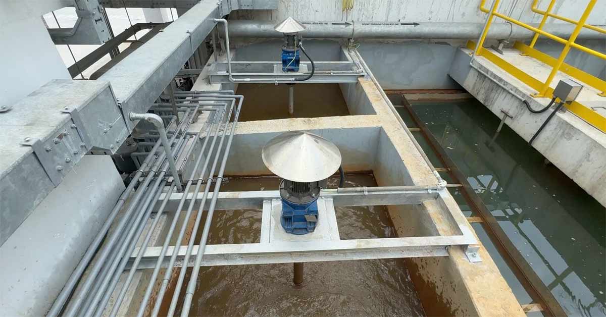Bể phản ứng keo tụ - tạo bông