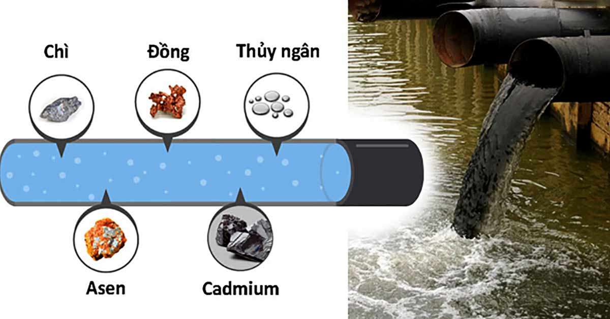 Kim loại nặng trong nước thải