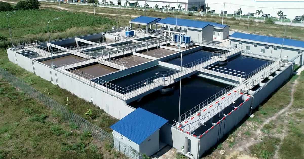 Hệ thống xử lý nước thải tập trung của khu công nghiệp