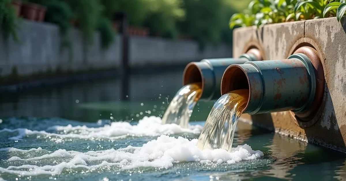 Nước thải sinh hoạt đang đe dọa môi trường sống