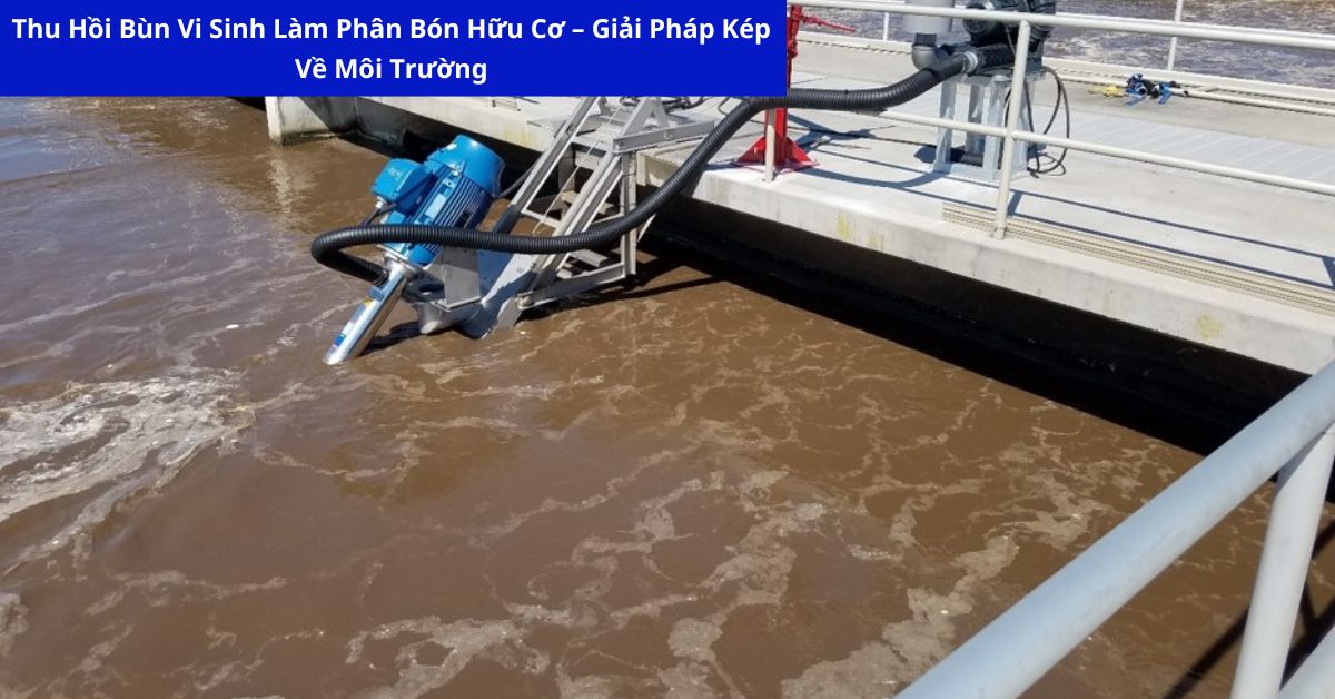 Thu Hồi Bùn Vi Sinh Làm Phân Bón Hữu Cơ – Giải Pháp Kép Về Môi Trường