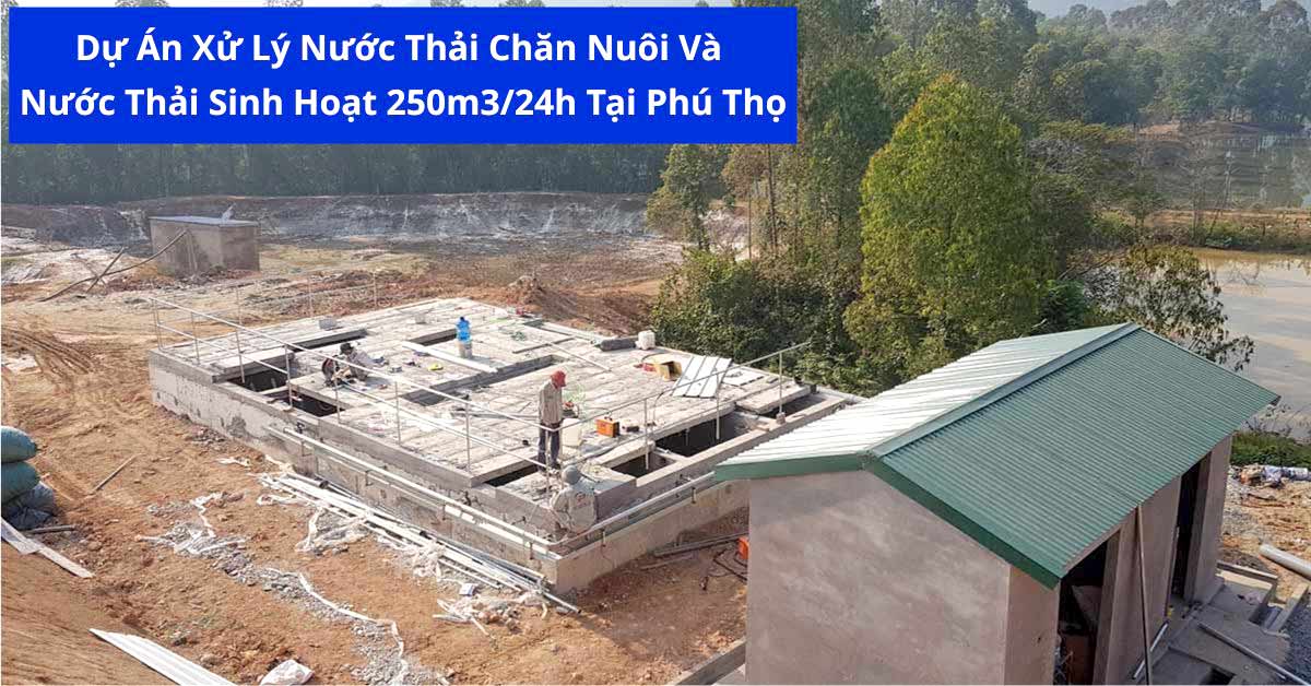 Trong bối cảnh ngành chăn nuôi ngày càng phát triển theo hướng công nghiệp hóa, vấn đề xử lý nước thải trở thành một yêu cầu bắt buộc để đảm bảo môi trường và sức khỏe cộng đồng. Nhằm đáp ứng yêu cầu này, Xử Lý Nước Thải Việt Phát đã triển khai dự án xử lý nước thải chăn nuôi và xử lý nước thải sinh hoạt cho trang trại chăn nuôi gà tại tỉnh Phú Thọ với công suất 250m³/ngày đêm, đạt tiêu chuẩn QCVN 62-MT:2016/BTNMT, cột B.