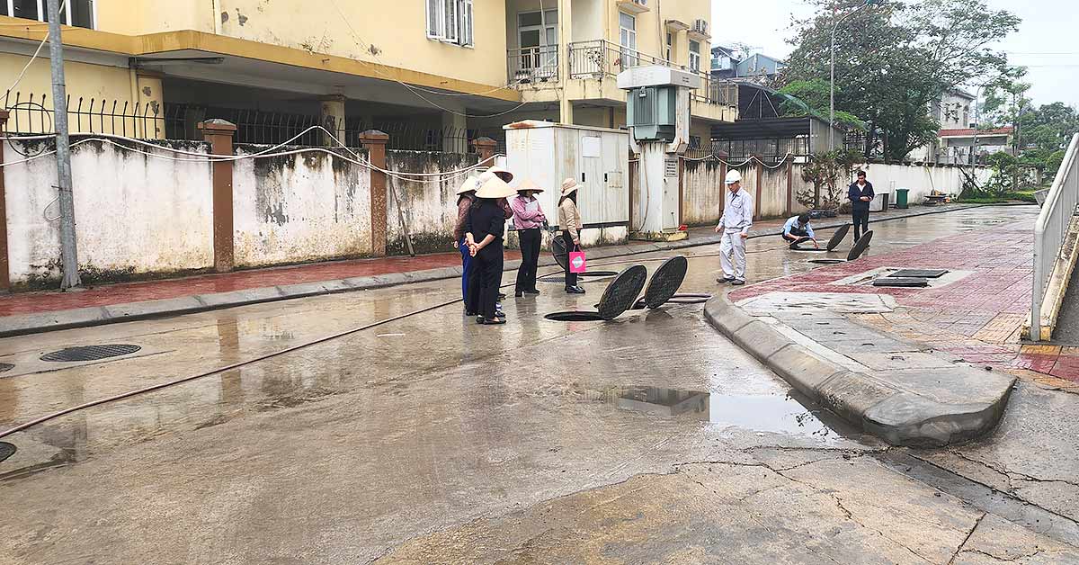 Hệ thống xử lý nước thải sinh hoạt được Việt Phát thi công dạng chìm giúp tiết kiệm diện tích