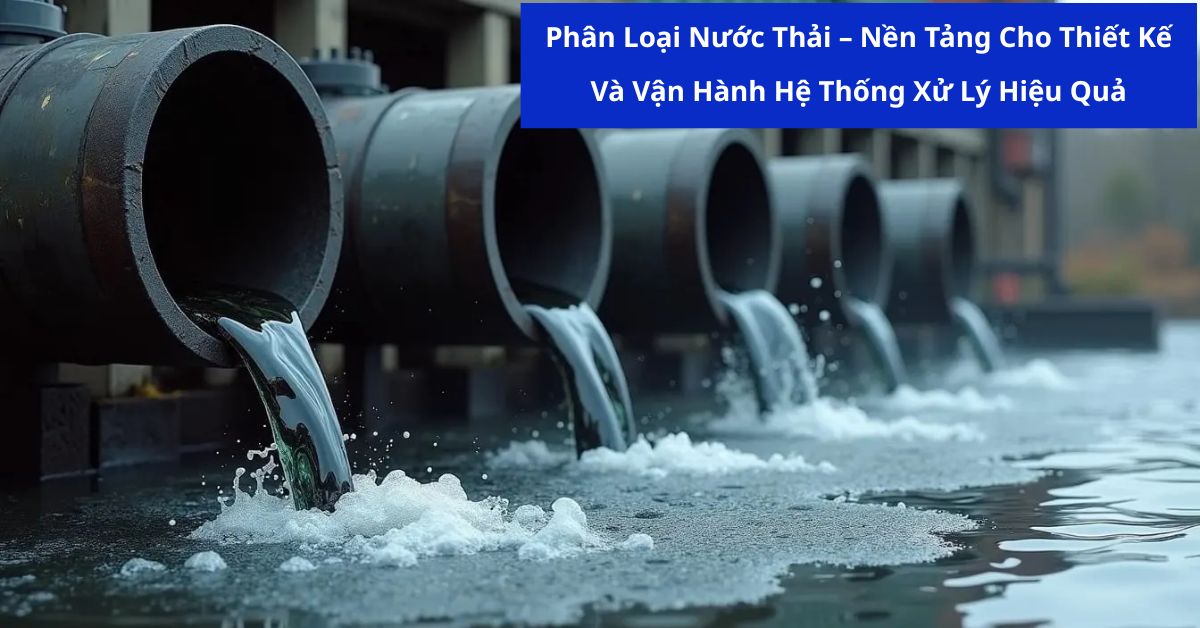 Phân Loại Nước Thải – Nền Tảng Cho Thiết Kế Và Vận Hành Hệ Thống Xử Lý Hiệu Quả