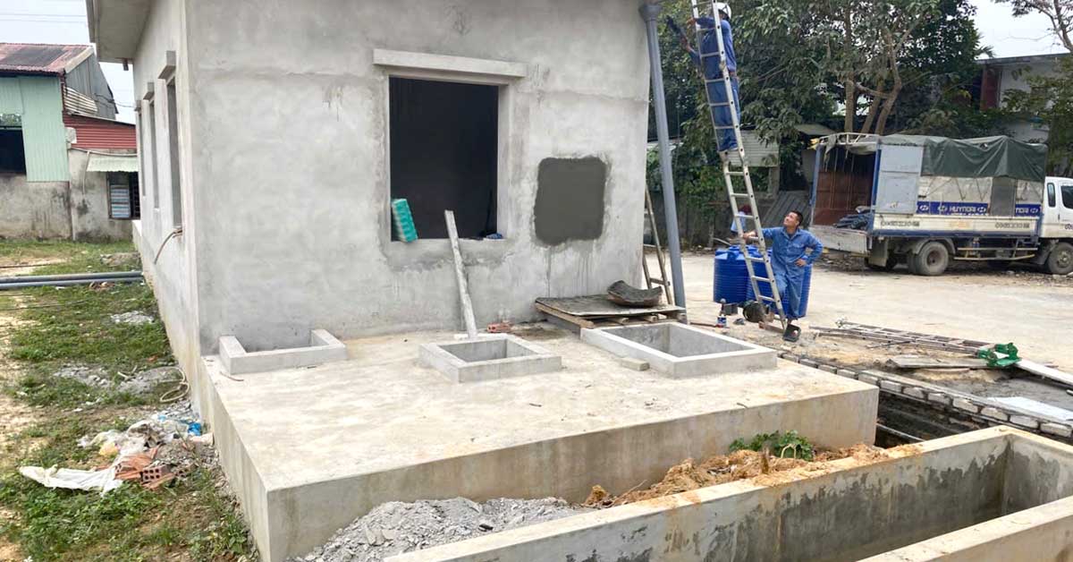 Hệ thống xử lý nước thải sinh hoạt 200m3/ngày đêm tại Tuyên Quang