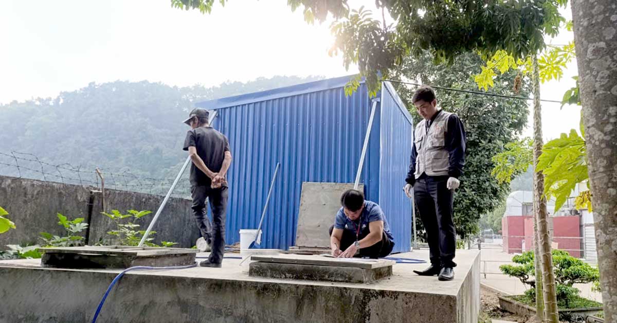 Nuôi cấy vi sinh cho dự án xử lý nước thải sinh hoạt 35m3/ngày đêm tại Nam Định