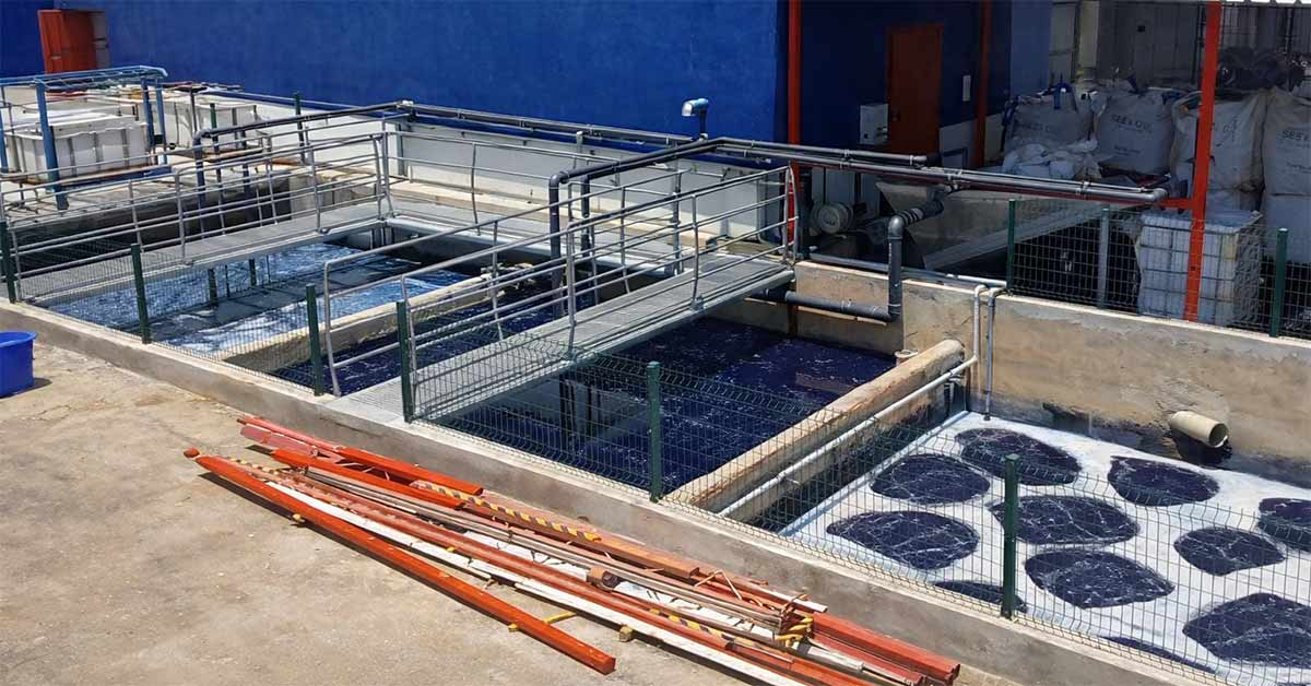 Hệ thống xử lý nước thải có độ màu cao