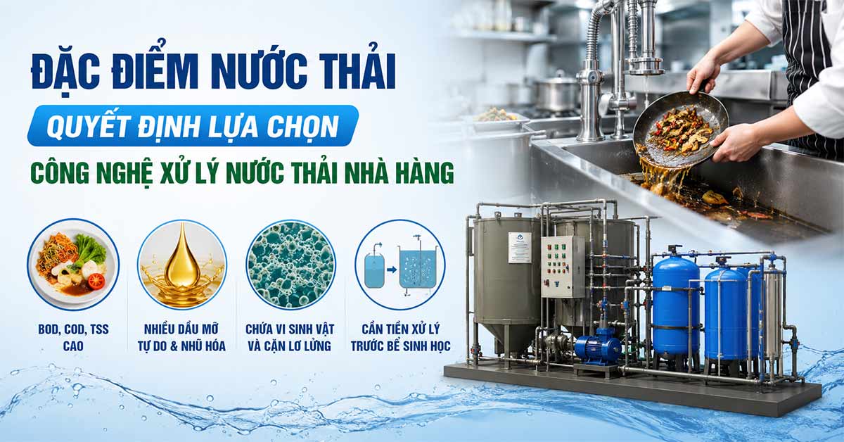 Đặc điểm nước thải nhà hàng