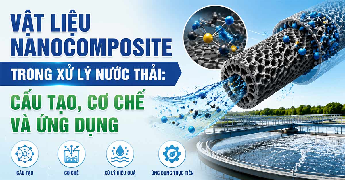 Vật Liệu Nanocomposite Trong Xử Lý Nước Thải: Cấu Tạo, Cơ Chế Và Ứng Dụng