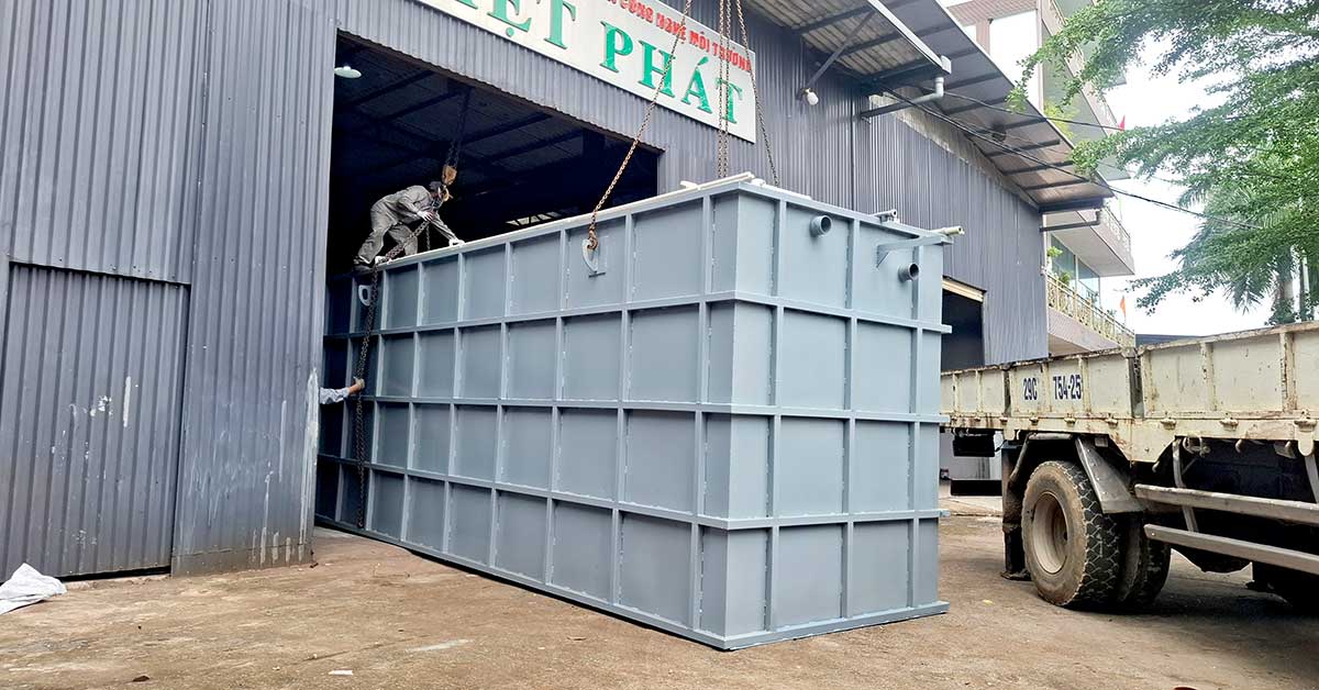 Module xử lý nước thải hợp khối 30m3/24h