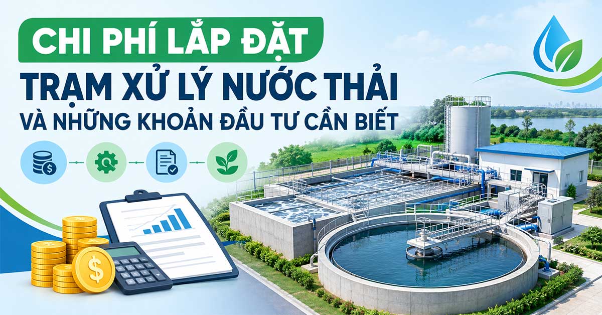 Chi Phí Lắp Đặt Trạm Xử Lý Nước Thải Và Những Khoản Đầu Tư Cần Biết