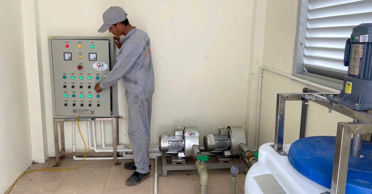 Vận hành thử kiểm tra hoạt động của các thiết bị, chuẩn bị nuôi cấy vi sinh