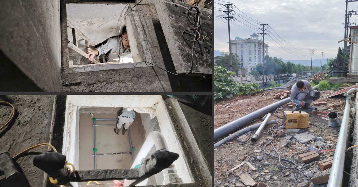 Lắp đặt hệ thống đường ống công nghệ
