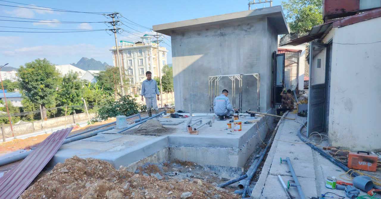Việt Phát lắp đặt dự án xử lý nước thải 50m3/24h tại Hòa Bình